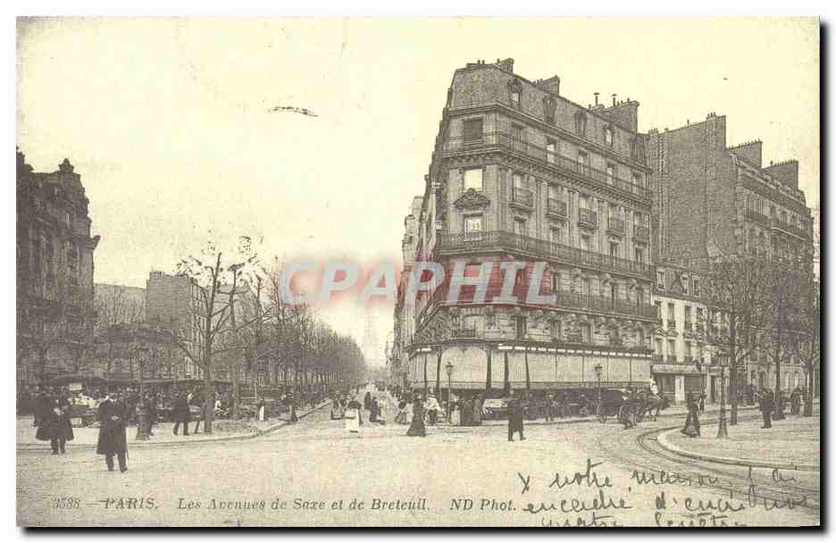 Paris — Les Avenues de Saxe et de Breteuil — ND Phot.
