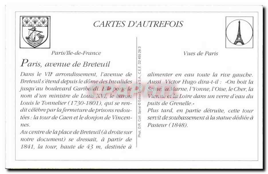 Paris — Les Avenues de Saxe et de Breteuil — ND Phot. — Reverso