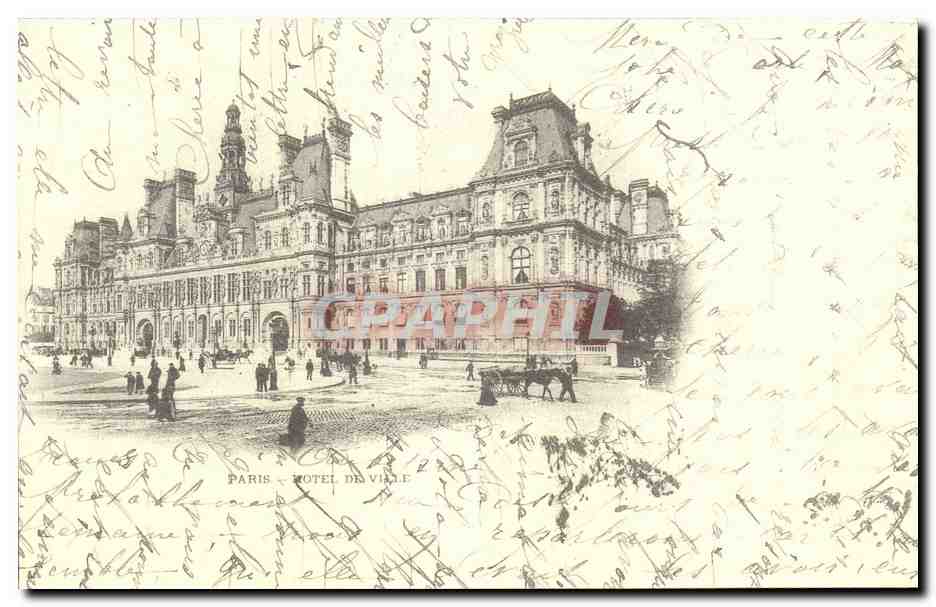Paris — Hôtel de Ville — Vues de Paris, série D2 455 271
