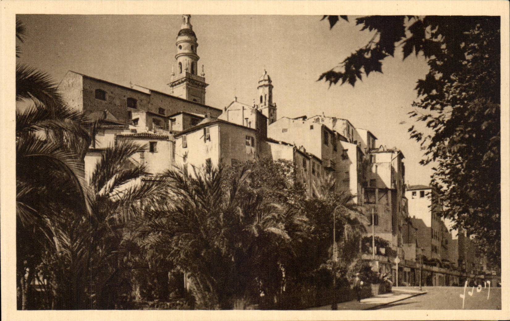 CPA Cote D'Azur Menton La Vieille ville