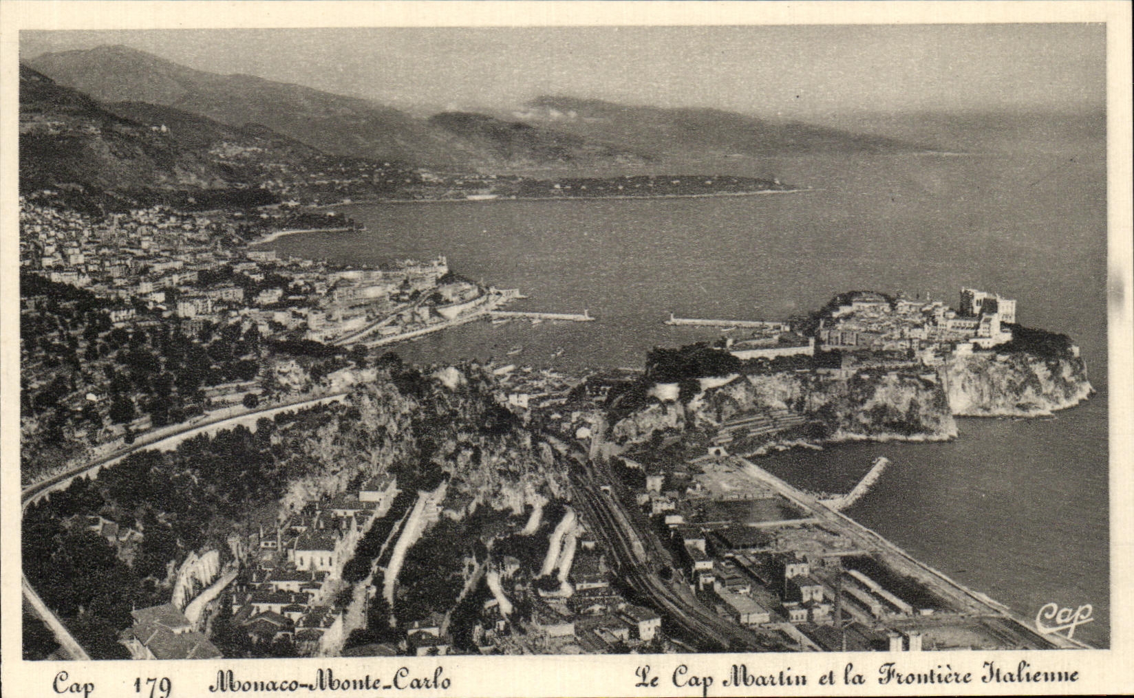 CPA Monaco Monte Carlo Le Cap Maryin Et La