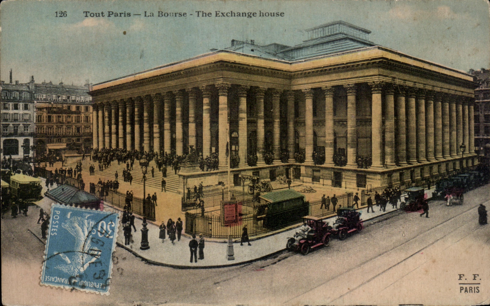 CPA Tout Paris La Bourse 