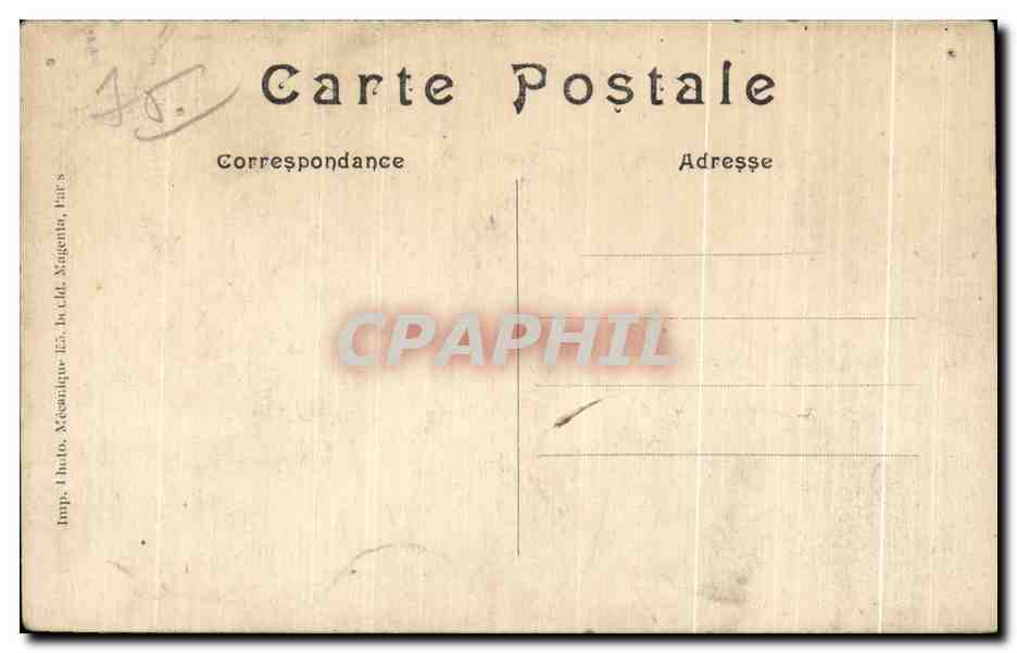 CPA Paris Jardins des plantes Bouc Jharal Himalaya Chevre — Rückseite