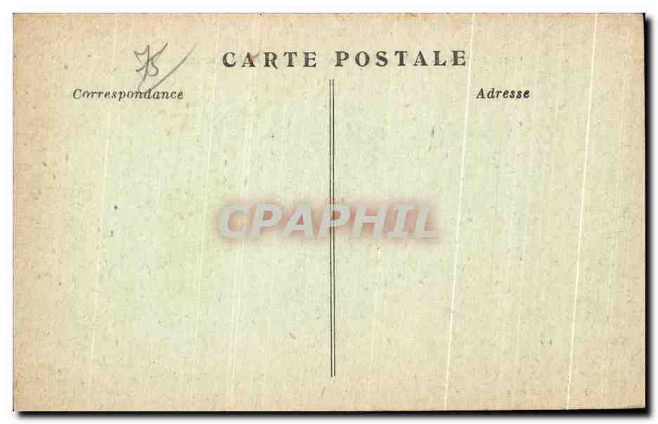 CPA Paris Palais du Senat Vue Prise du Luxembourg  — Rückseite