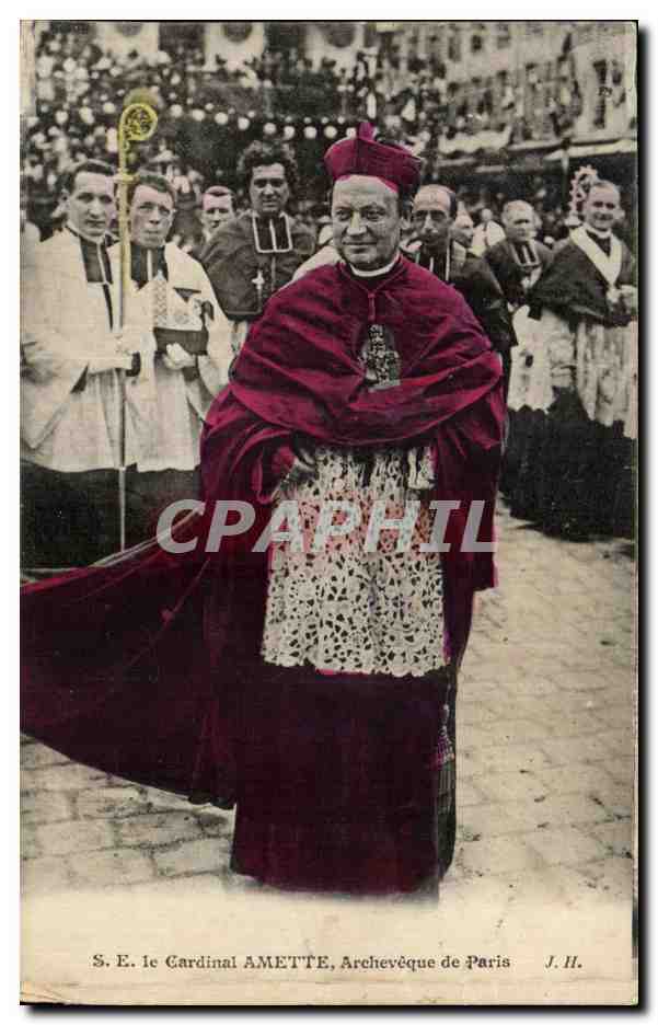CPA Le Cardinal Amette Archeveque de Paris 