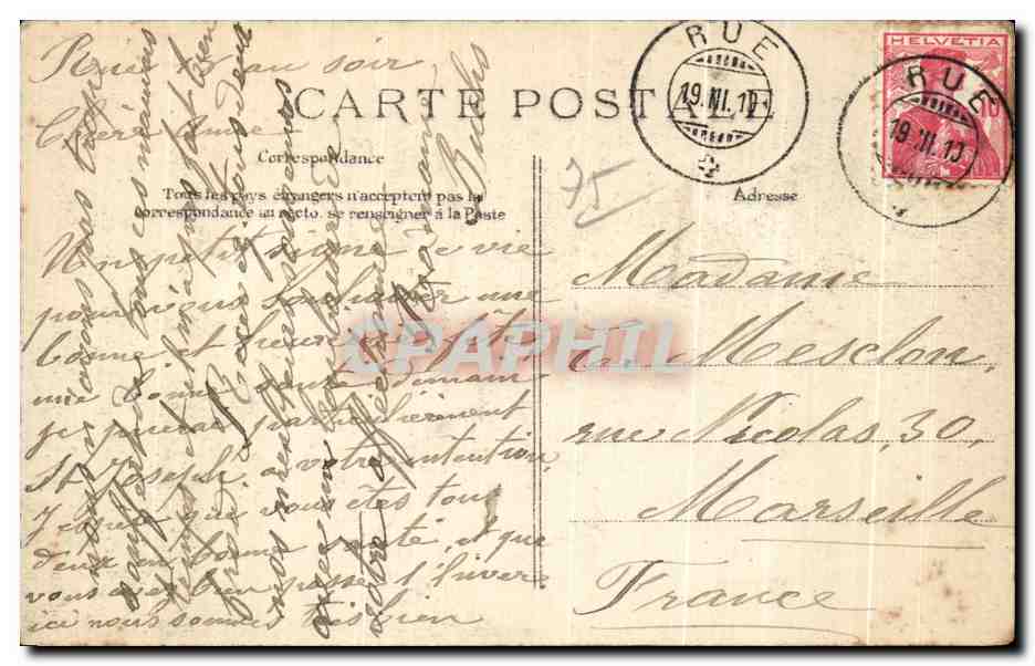 CPA Paris Porte de la Gare et quai d'Ivry Inondations 1910 — Rückseite