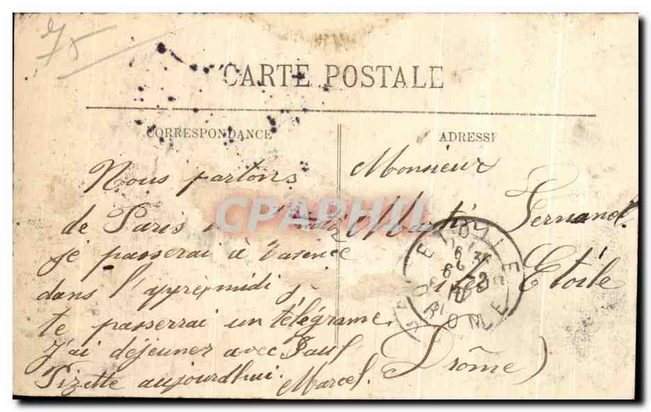 Inondations de Paris (Janvier 1910) — Notre-Dame — LL — Rückseite