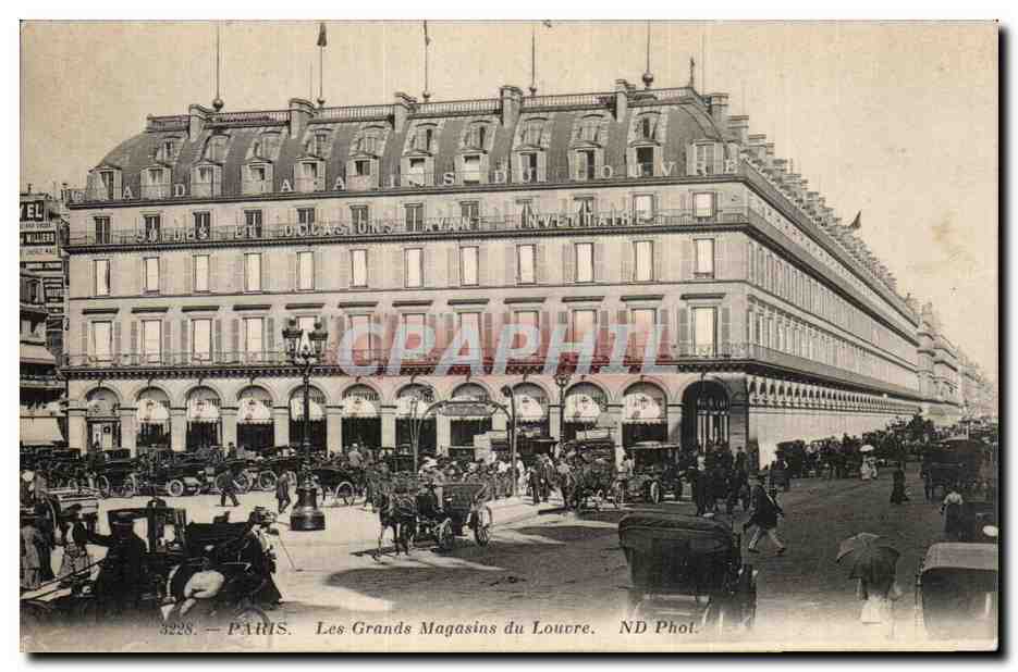 CPA Paris Les Grands Magasins du Louvre 