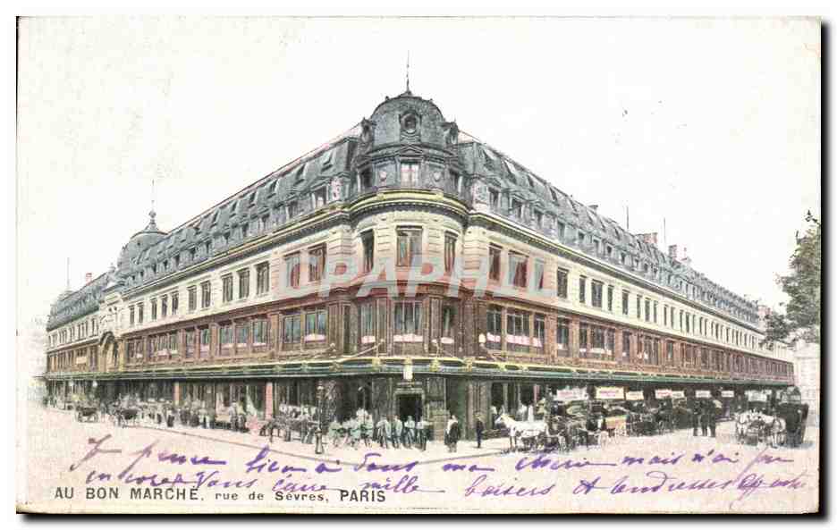 CPA Au Bon Marche Rue de Sevres Paris