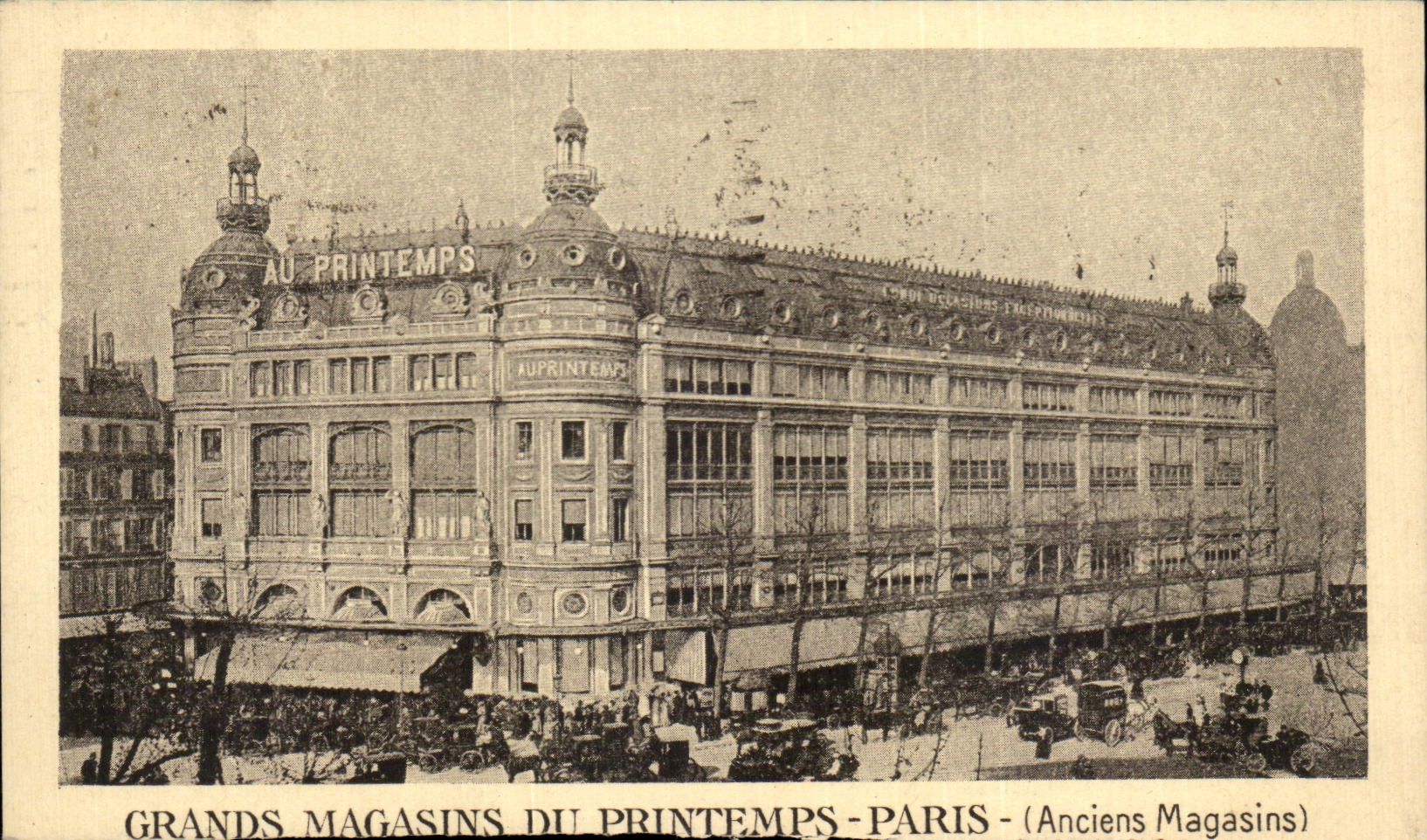 CPA Paris Grands Magasins du Printemps Anciens magasins 