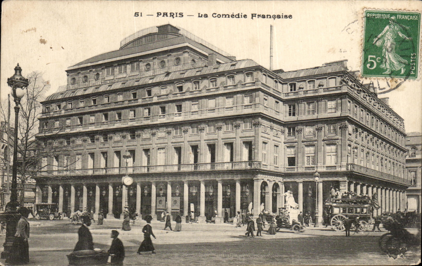 CPA Paris Le Comedie Francaise