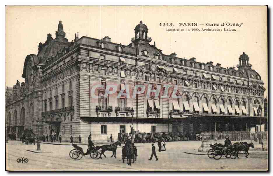 CPA Paris Gare d'Orsay Construite en 1900 Laloux 