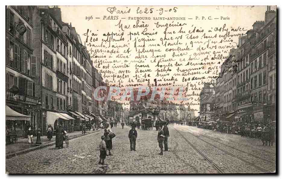 París — Faubourg Saint-Antoine — P. P. C. — París