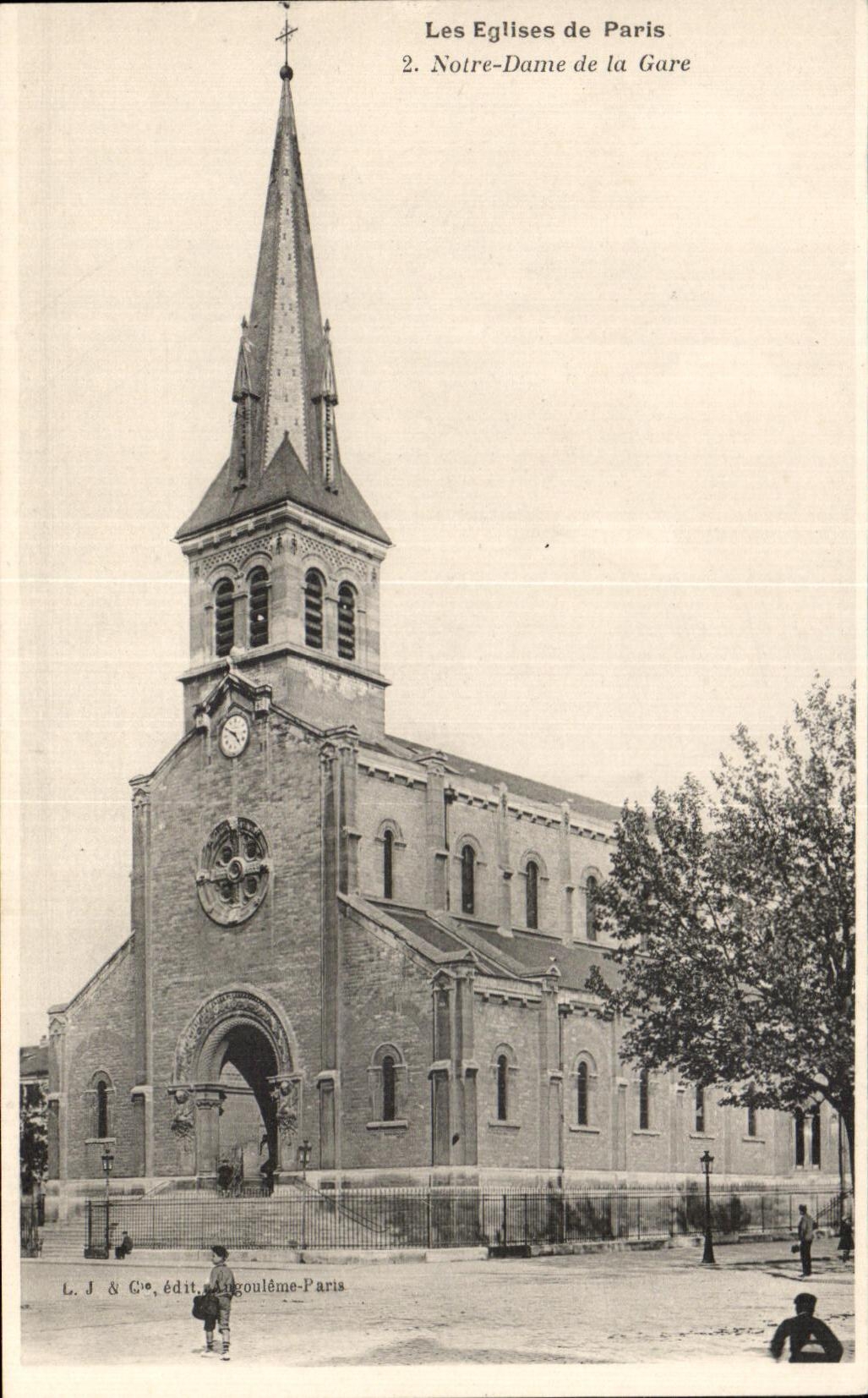 CPA Les Eglises de Paris Notre Dame de la Gare 