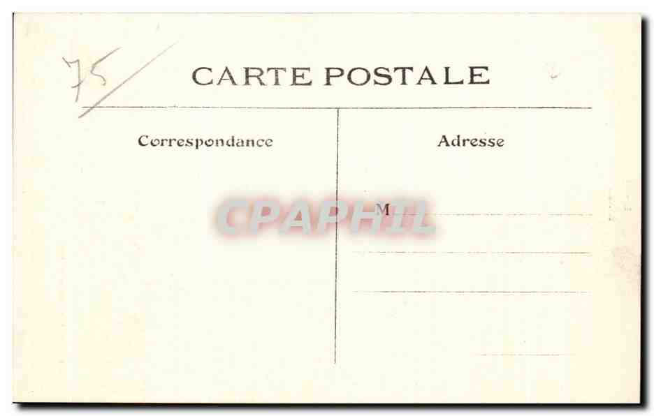 CPA Les Eglises de Paris Notre Dame de la Gare  — Rückseite