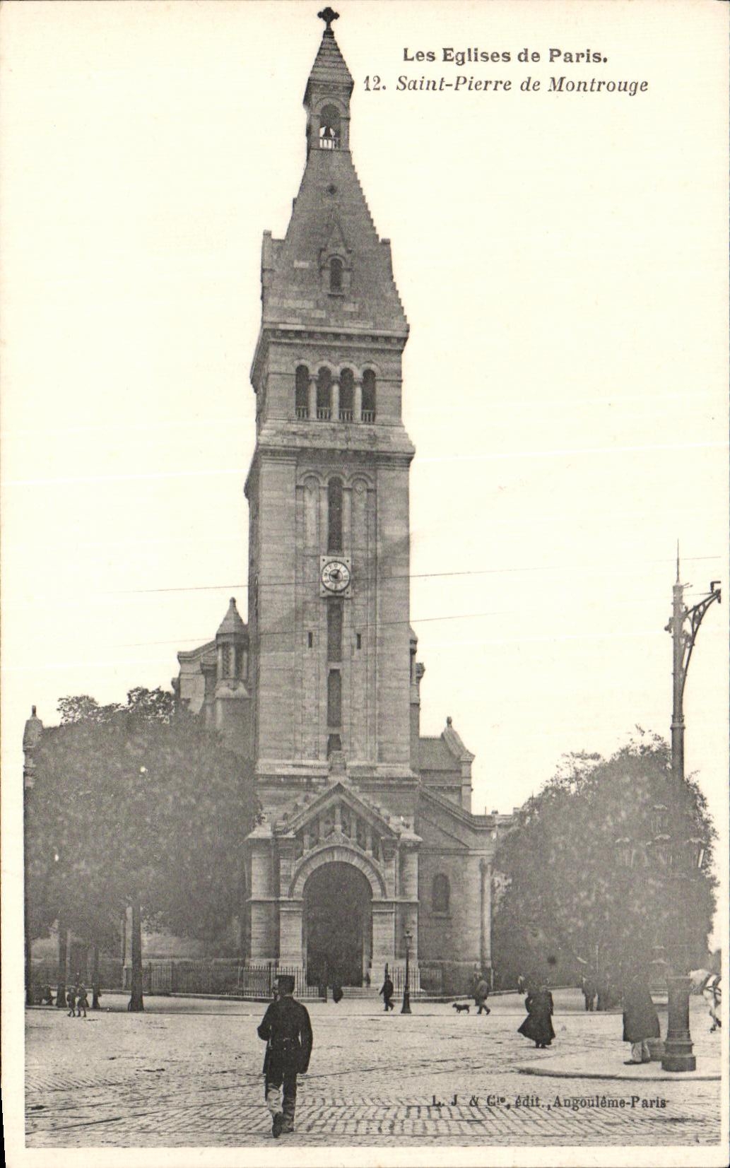 CPA Les Eglises de Paris Saint Pierre de Montrouge 