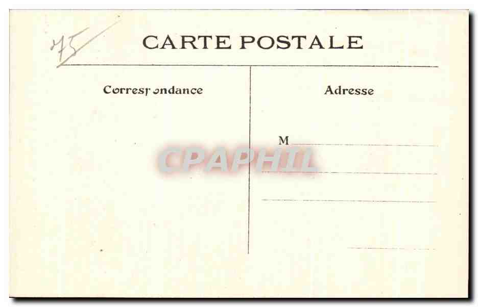 CPA Les Eglise de Paris Sainte Elisabeth — Rückseite