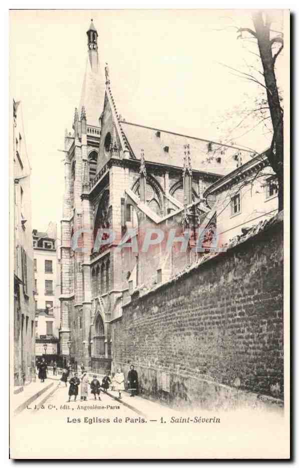 CPA Les Eglise de Paris Saint Severin Enfants