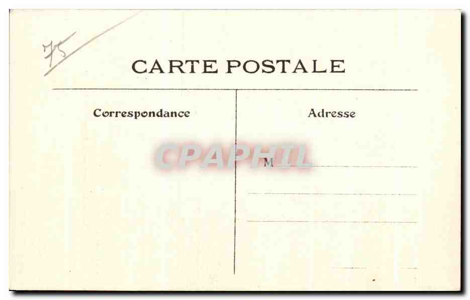 CPA Les Eglises de Paris Bazar de la Charite Caleche — Rückseite
