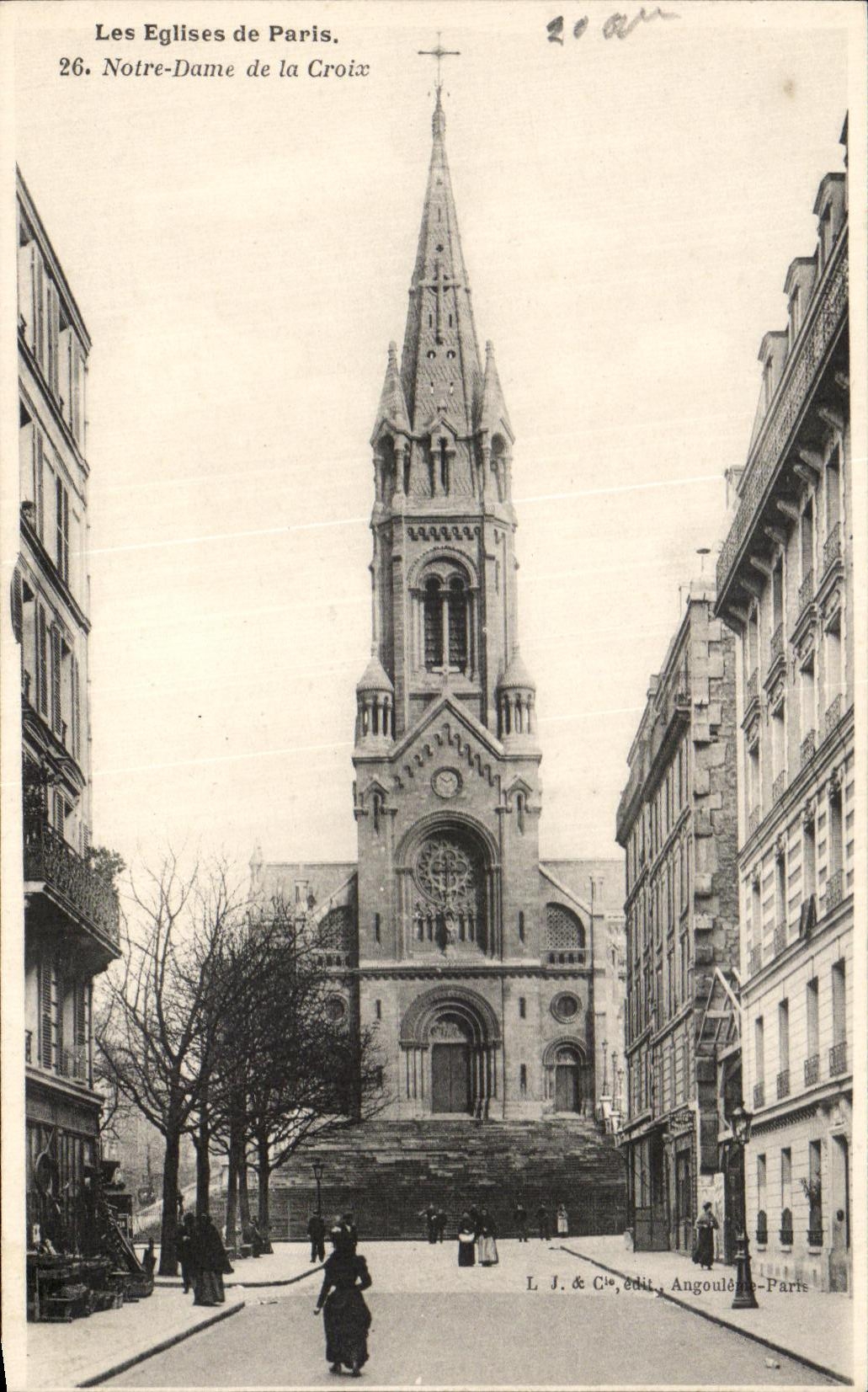 CPA Les Eglise de Paris Notre Dame de la Croix 
