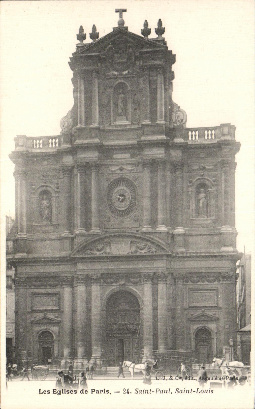 CPA Les Eglise de Paris Saint Paul Saint Louis 