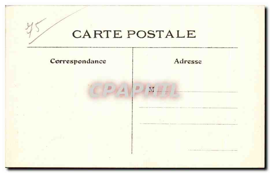 CPA Les Eglise de Paris Saint Paul Saint Louis  — Verso