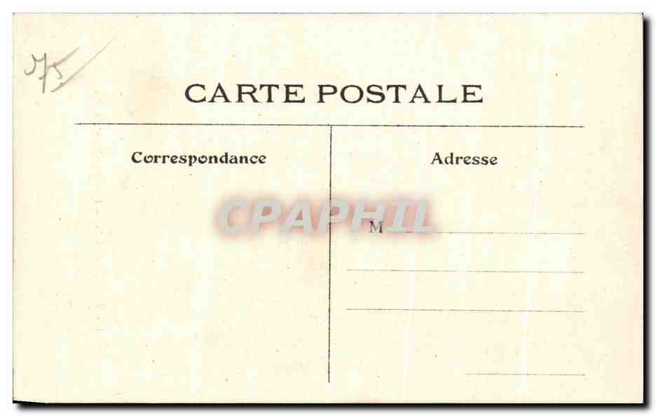 CPA Les Eglise de Paris Notre Dame — Verso