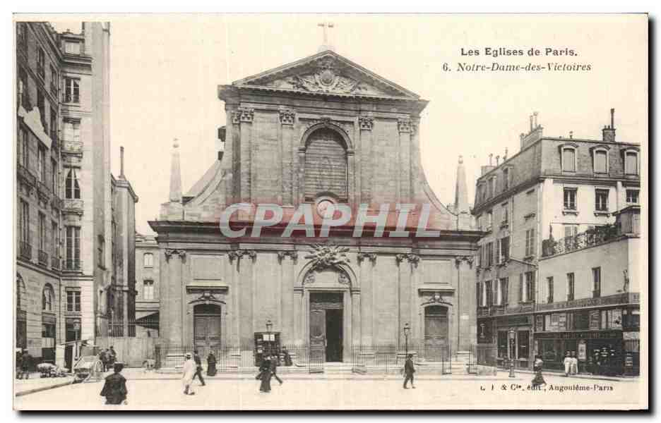 CPA Les Eglise de Paris Notre Dame des Victoires 