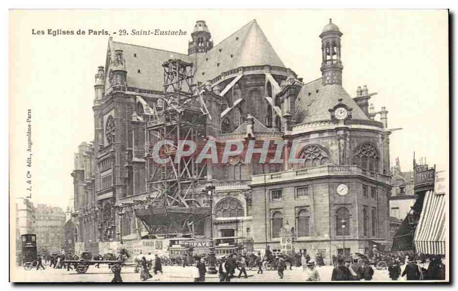 CPA Les Eglise de Paris Saint Eustache 