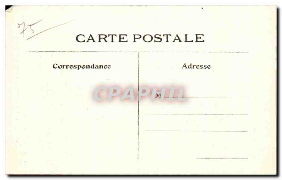 CPA Les Eglises de Paris Saint Thomas d'Aquin  — Verso