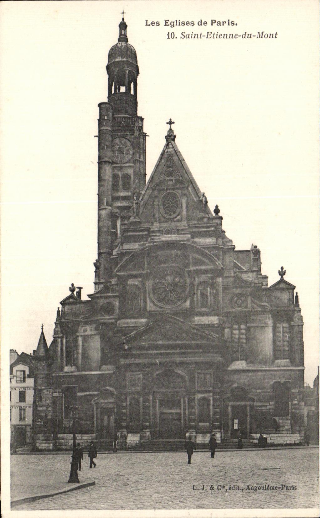CPA Les Eglise de Paris Saint Etienne du Mont 