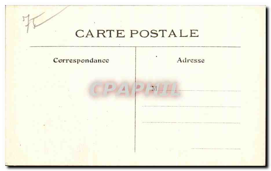 CPA Les Eglise de Paris Saint Etienne du Mont  — Verso