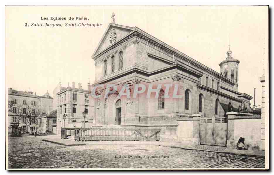 CPA Les Eglise de Paris Saint Jacques Saint Christophe 