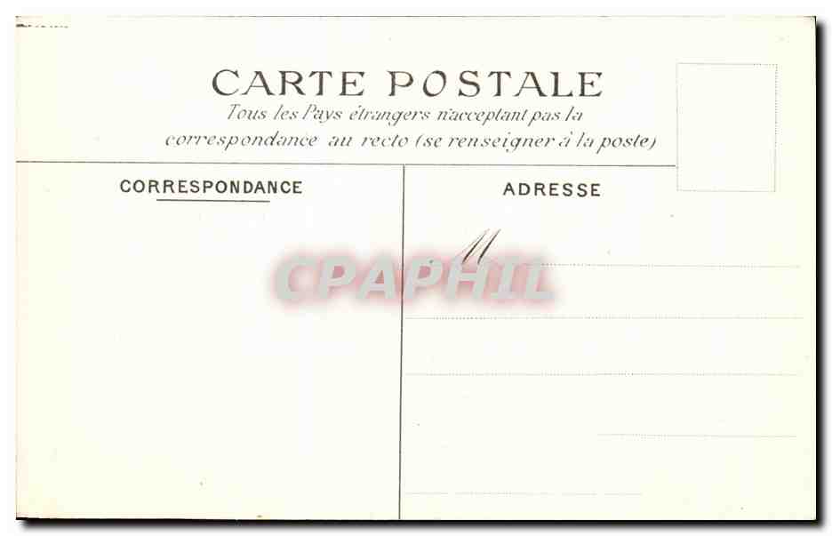 CPA Senat Galerie Des Bustes  — Rückseite