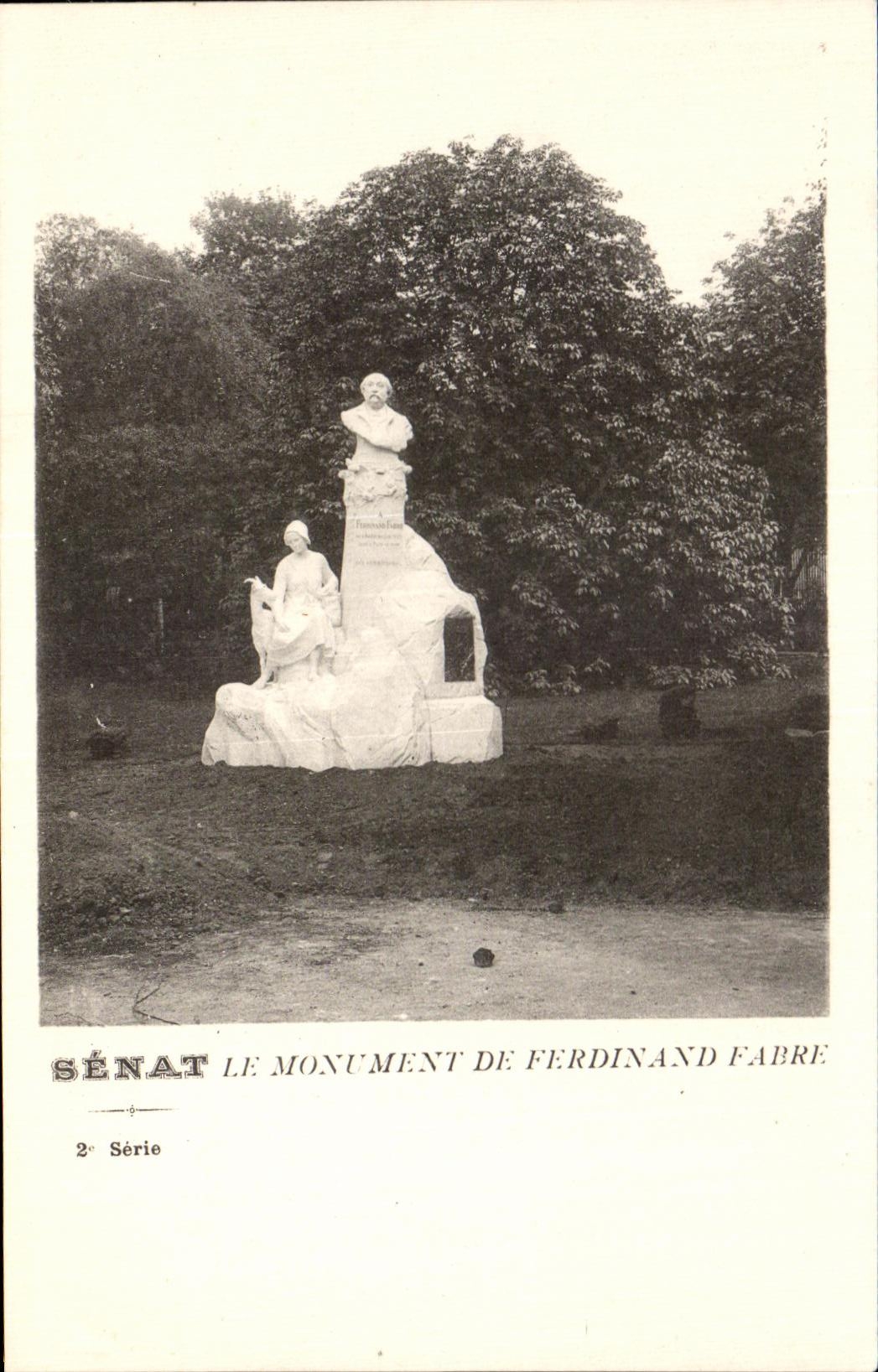CPA Senat Le Monument De Ferdinard Fabre Paris 