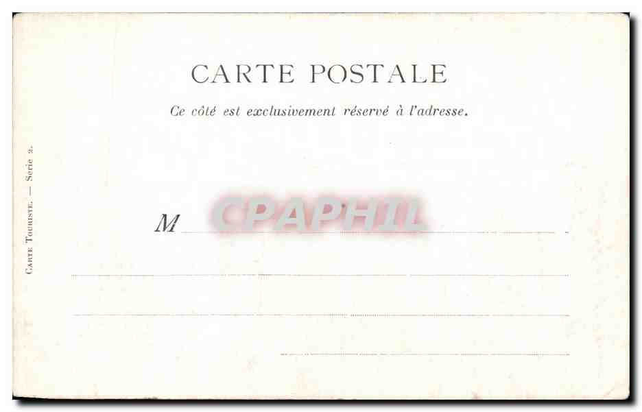 CPA Paris La Place du Carrousel Louvre — Rückseite