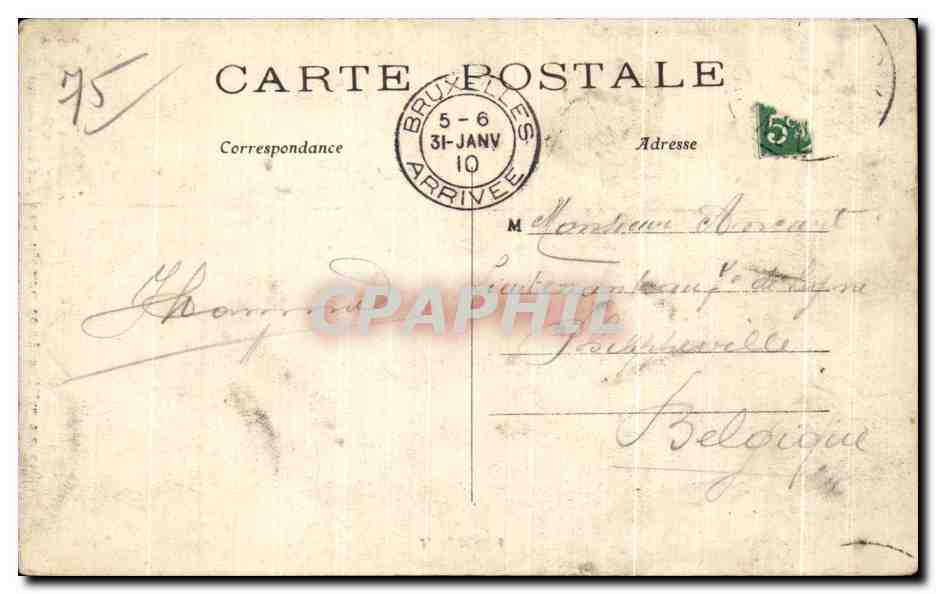 CPA Invalides Paris Honneur et patrie Militaria Aigle Napoleon  — Rückseite