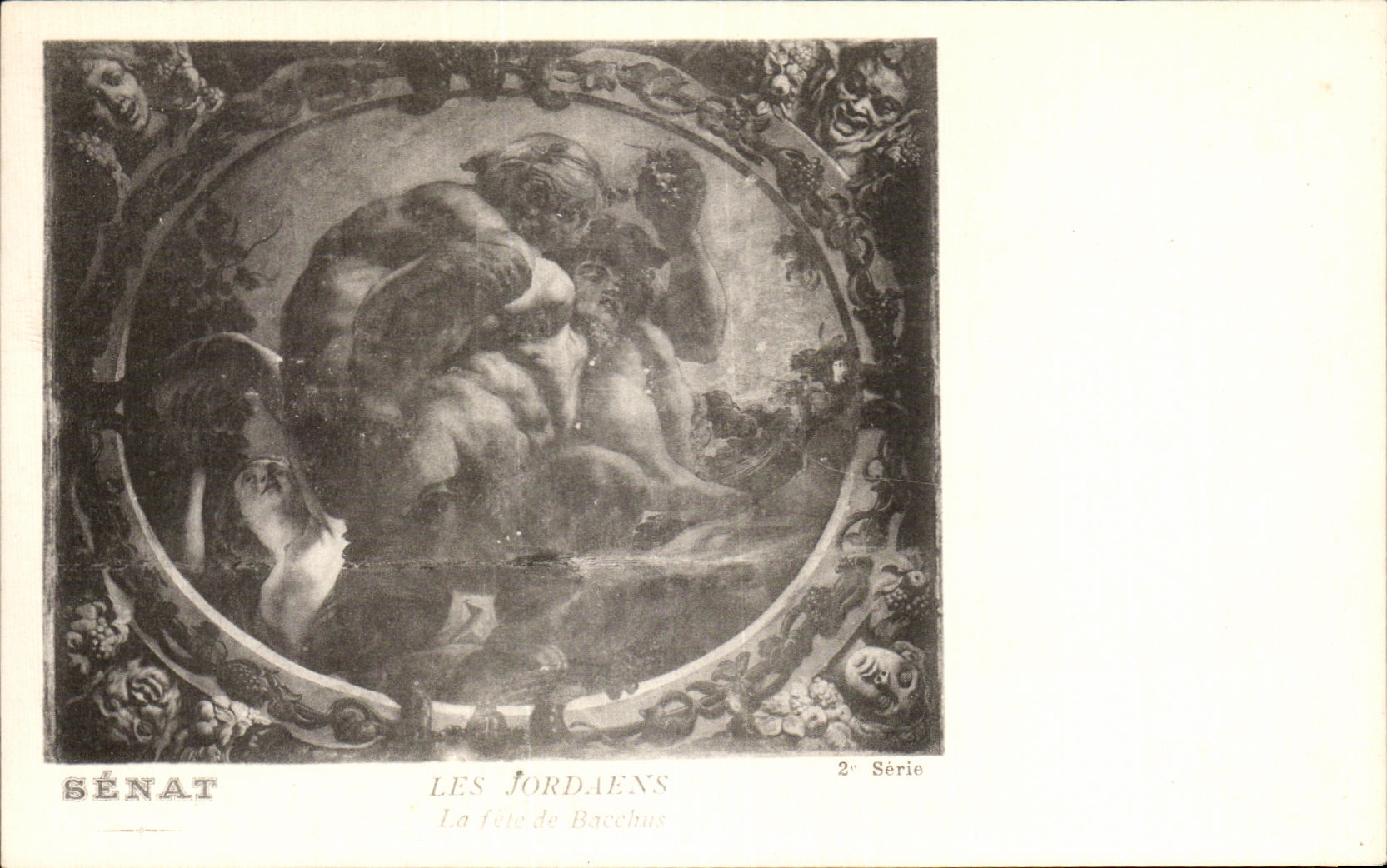 CPA Senat Les Jordaens Paris La fete de Bacchus
