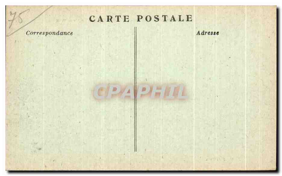 CPA Paris Palais du Senat Vue Prise du Luxembourg  — Rückseite