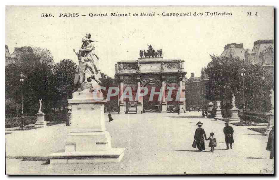 REPRO Paris Quand Meme de Merecie Carrousel des Tuileries 