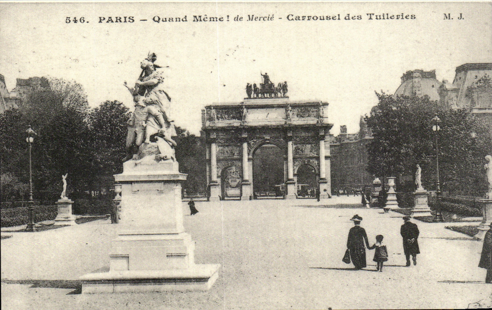 REPRO Paris Quand Meme de Mercie Carrousel des Tuileries 