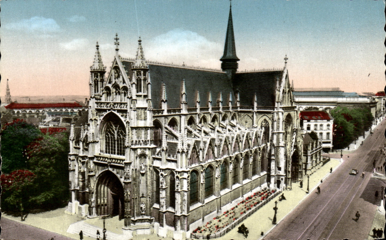 CPA Bruxelles Eglise Notre Dame au Sablon Brussel