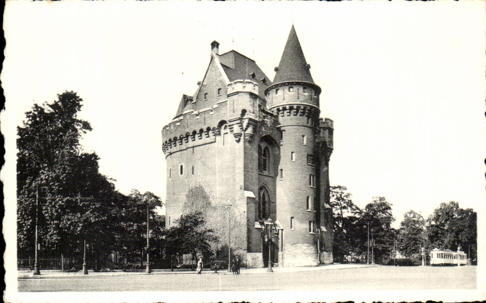 CPA Bruxelles Porte de Hal Brussel Halleport