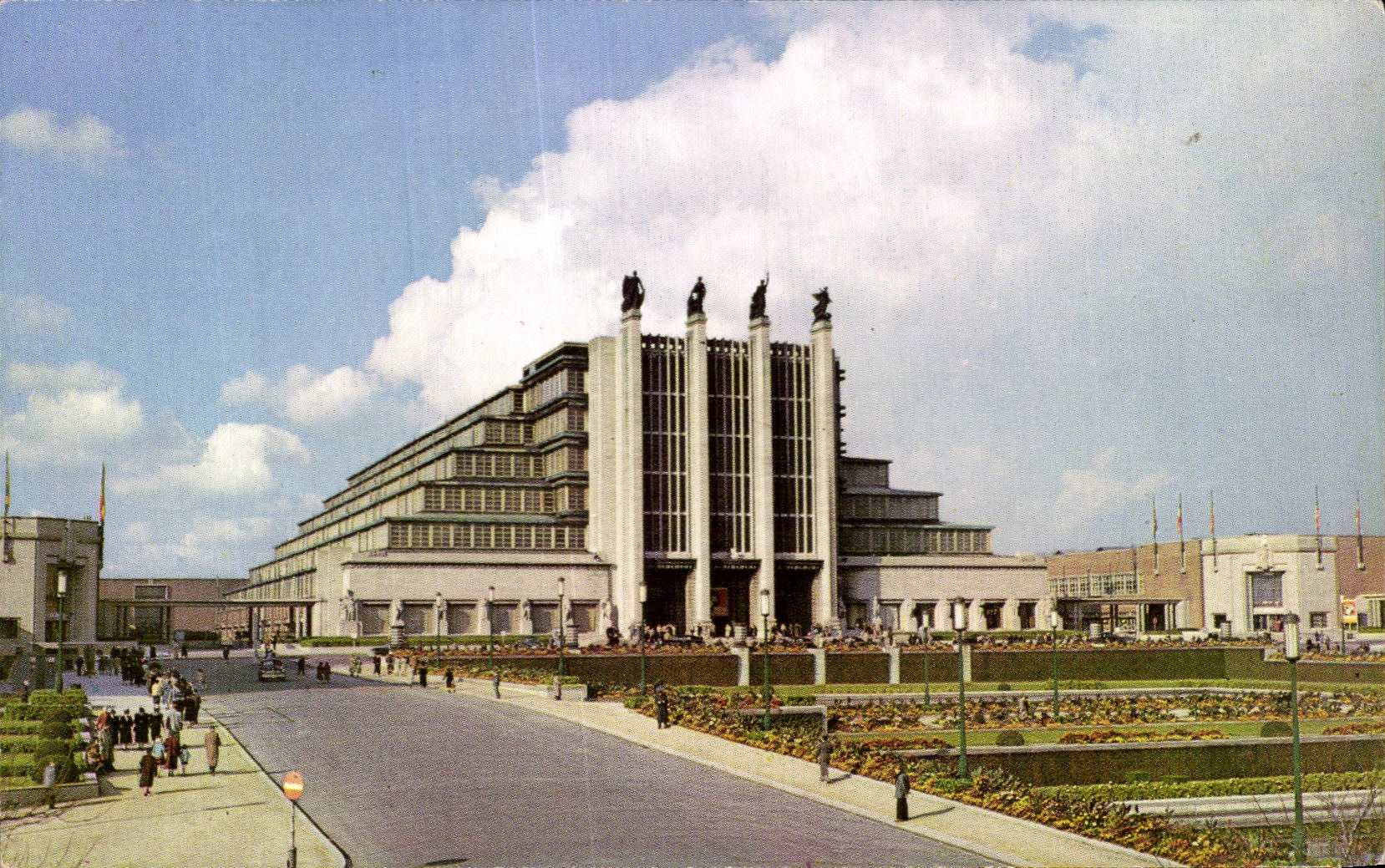 CPA Bruxelles Heysel Le Grand Pallais Brussel Heysel Het Groot Paleis