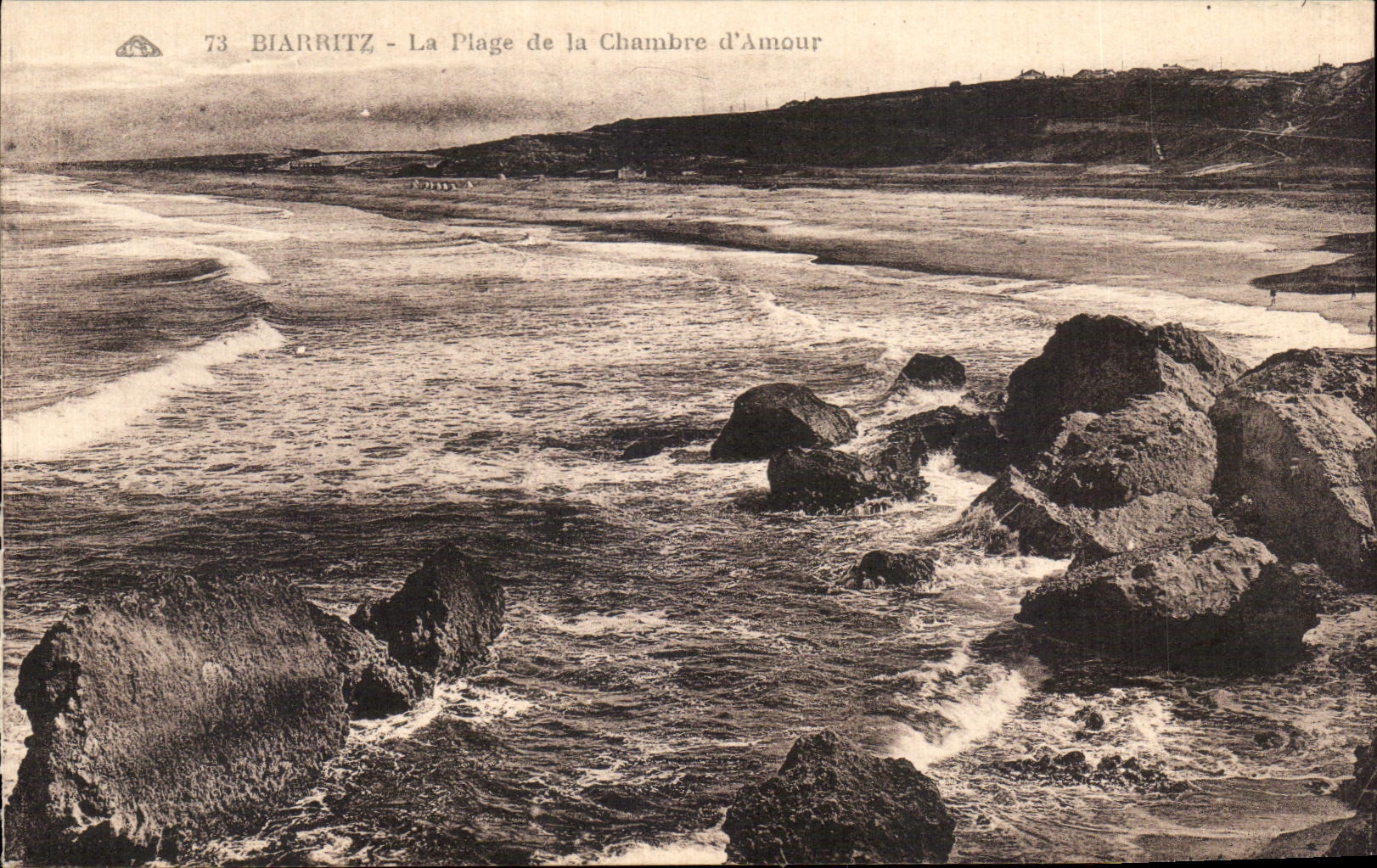CPA Biarritz La Plage de la Chambre D'Amour 