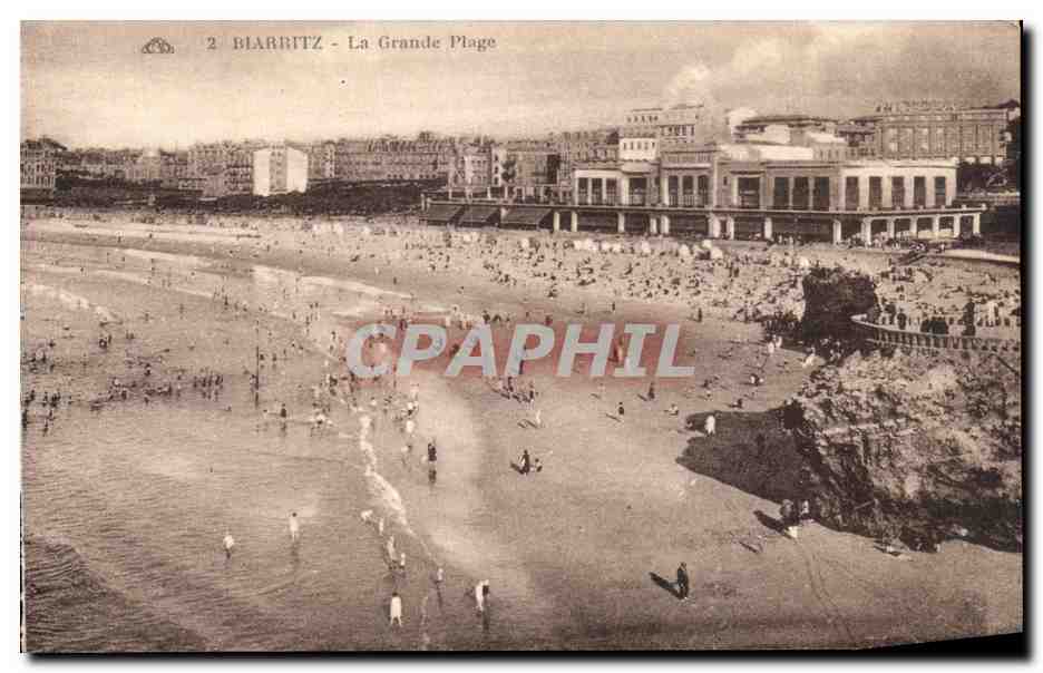 CPA Biarritz La Grand Plage