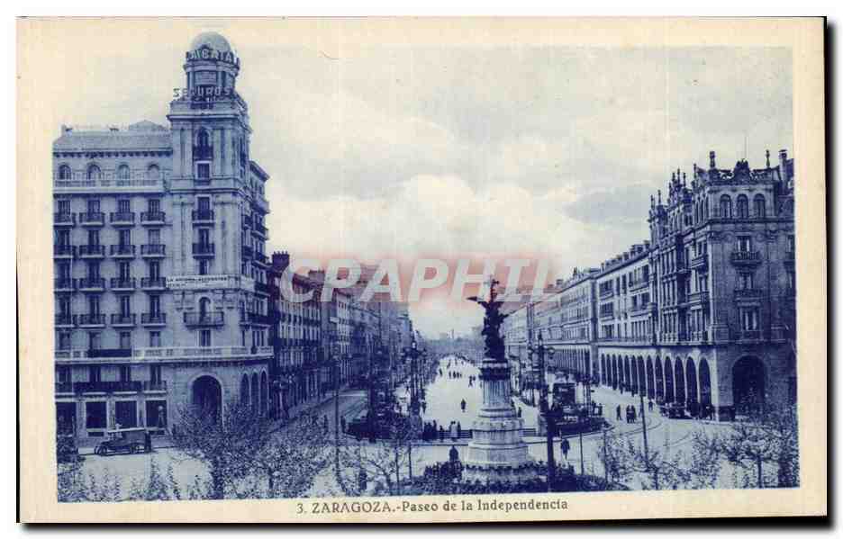 CPA Zaragoza paseo de la lndependencia