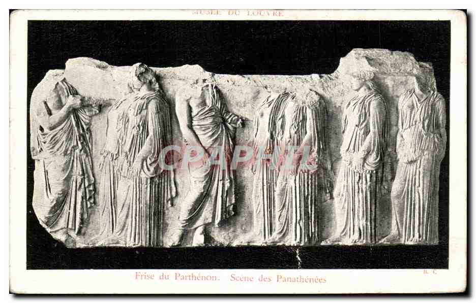 CPA Frise du parthenon scene des panathenees Grece Greece