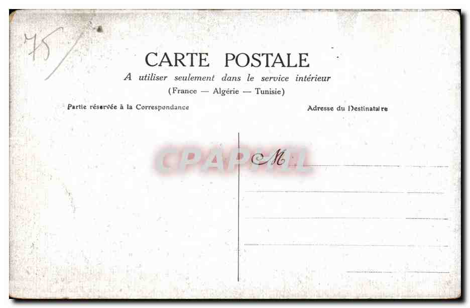 CPA Inondations de paris au jardin des plantes bain force Ours — Rückseite