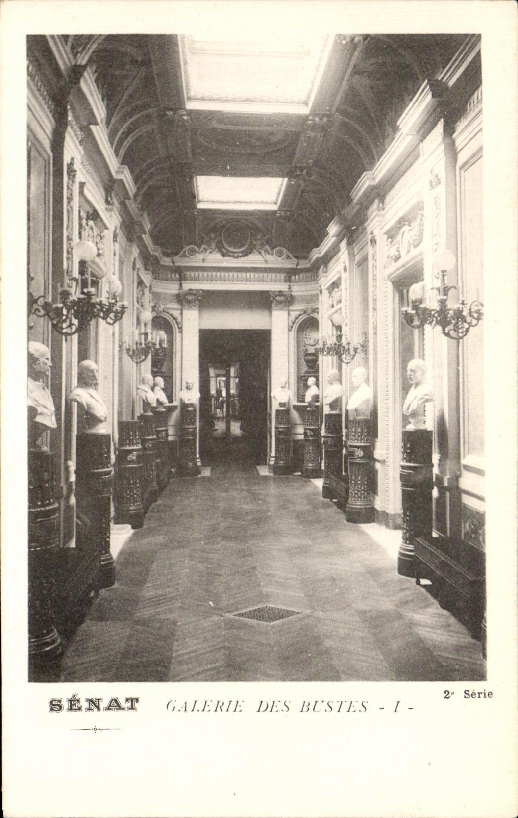 CPA Senat galerie des bustes Paris 